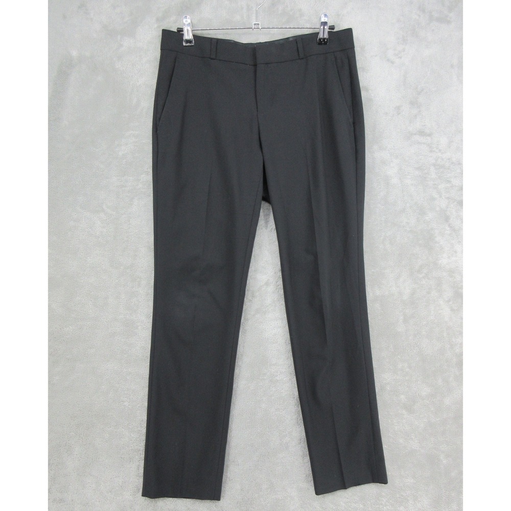 Banana Republic Pants Womens Size 2S 2 Petite Ryan Black Washable Italian Wool
